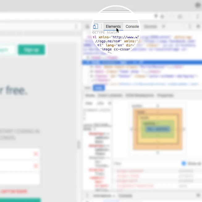 click-on-elements-tab